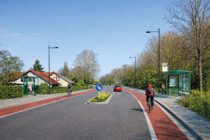 Gestaltung der Münchner Straße (KI generiert)