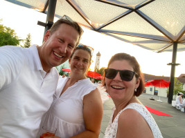 Von links: Philipp, Barbara und Petra