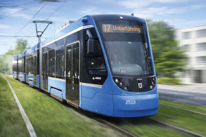 Tram nach Unterföhring (KI generiert)