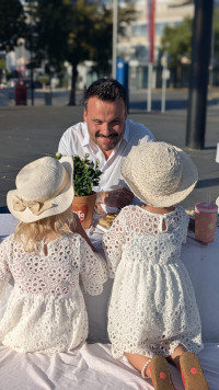 Bürgermeister mit unseren kleinen Gästen