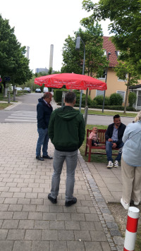 Die Rote Bank am Standort Föhringer Allee
