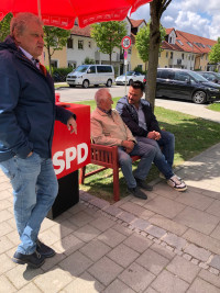 Bürgermeisterkandidat Florian Klietsch im Gespräch