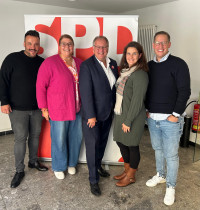 Nominierung Kreistagsliste SPD München-Land - unser vier Kandidaten mit Landratskandidat Wolfgang Panzer