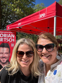 Natascha Sagorski und Sabine Fister.