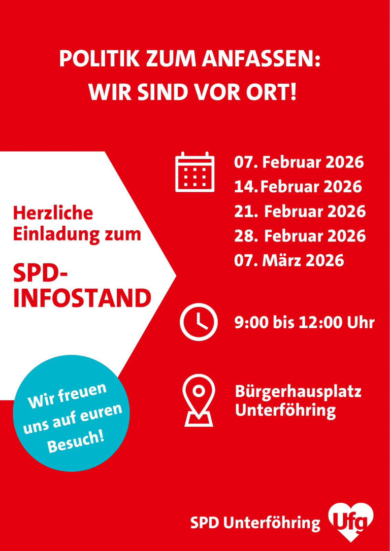 Termine Infostände Februar/März 2026
