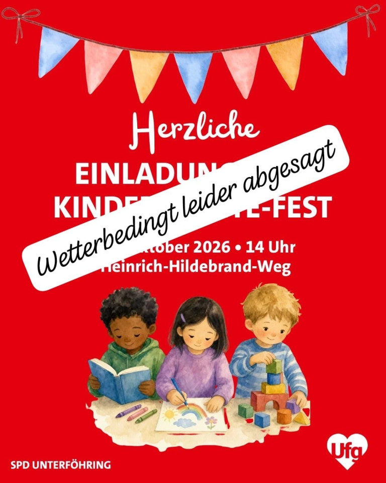 Absage Kinderrechte-Veranstaltung